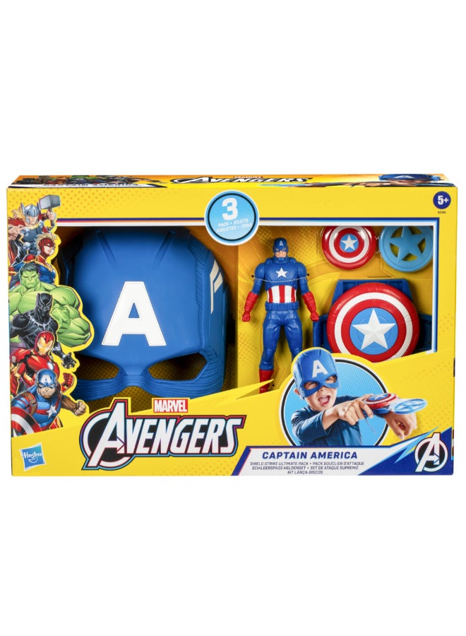 AVENGERS Avn Cap Am Shield Strike Ultimate Pack - Image 1